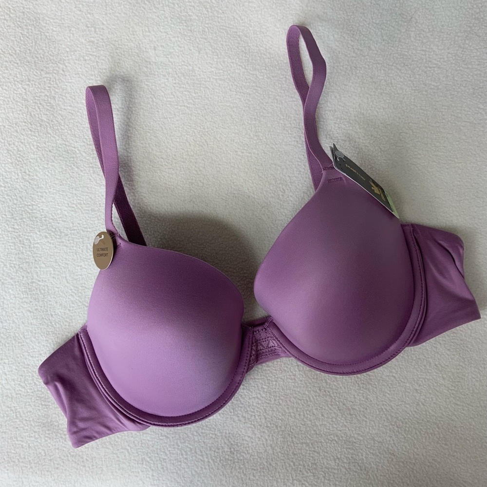 NWT New Wacoal Lavender Purple Perfect Primer Push-Up Bra - Picture 2 of 4